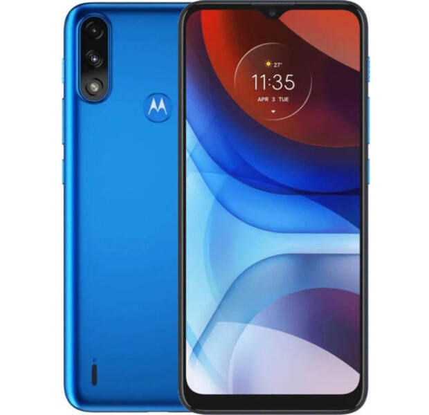 

Motorola E7 Power 4/64 GB Tahiti Blue (синій), Синий