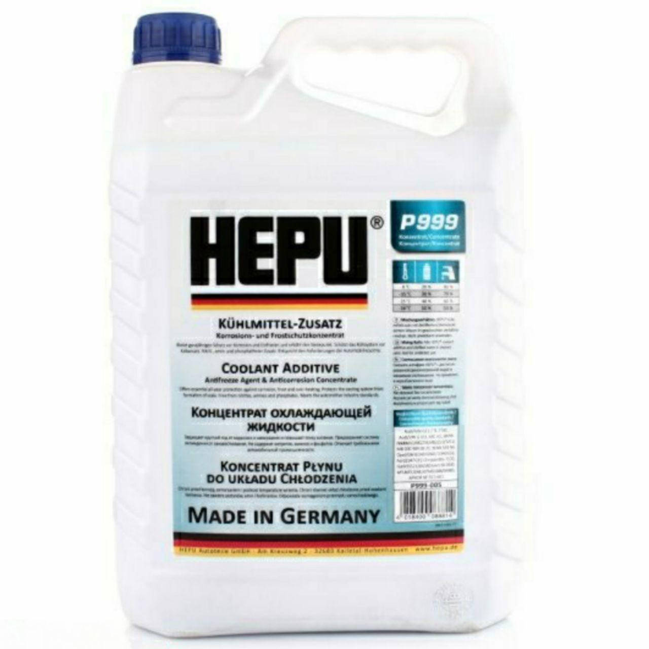 

Антифриз концентрат Hepu G11 синий 5л (P999-005) ORG P999-005