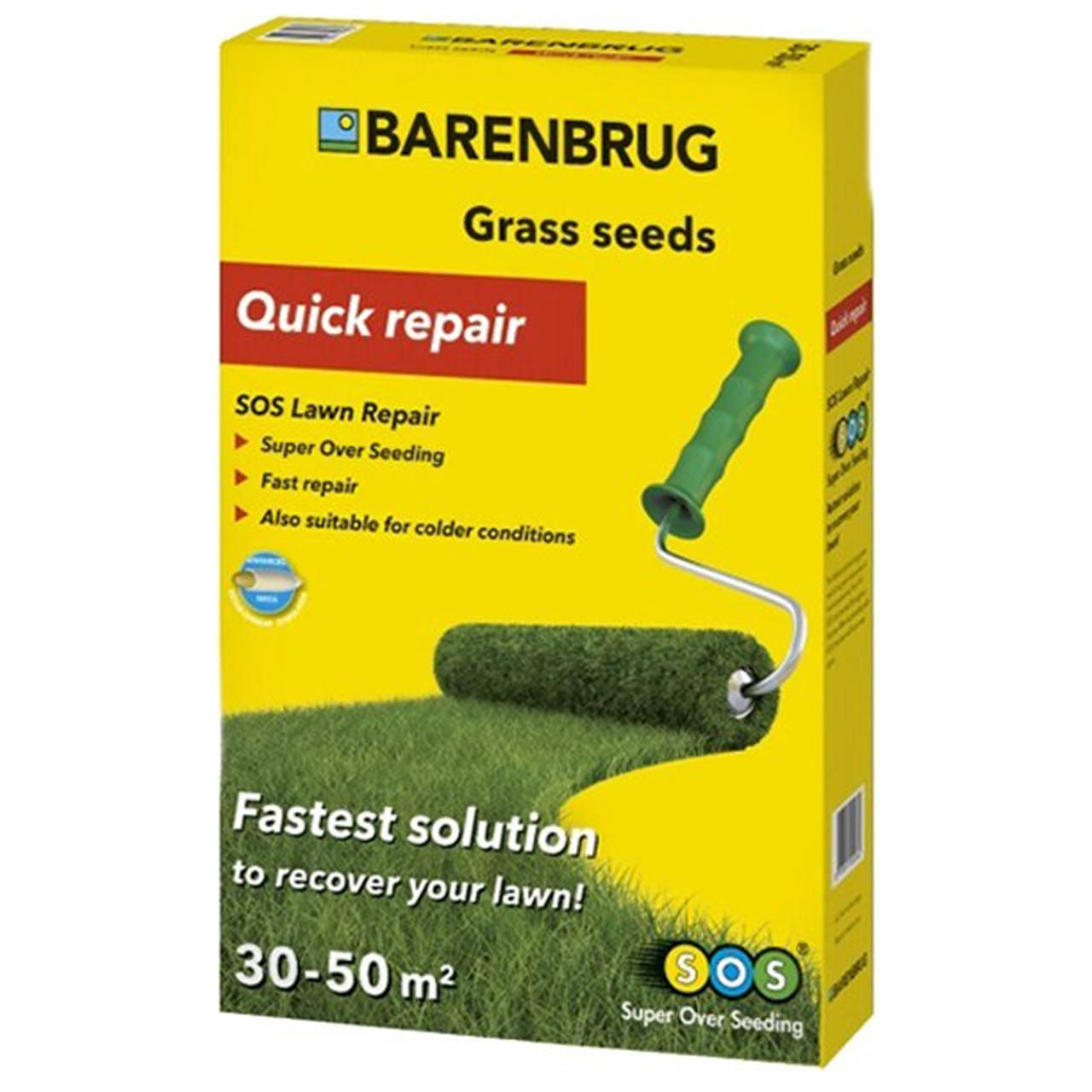 

Трава газонная для подсева Quick SOS Lawn Repair 1 кг Barenbrug, Зелёный
