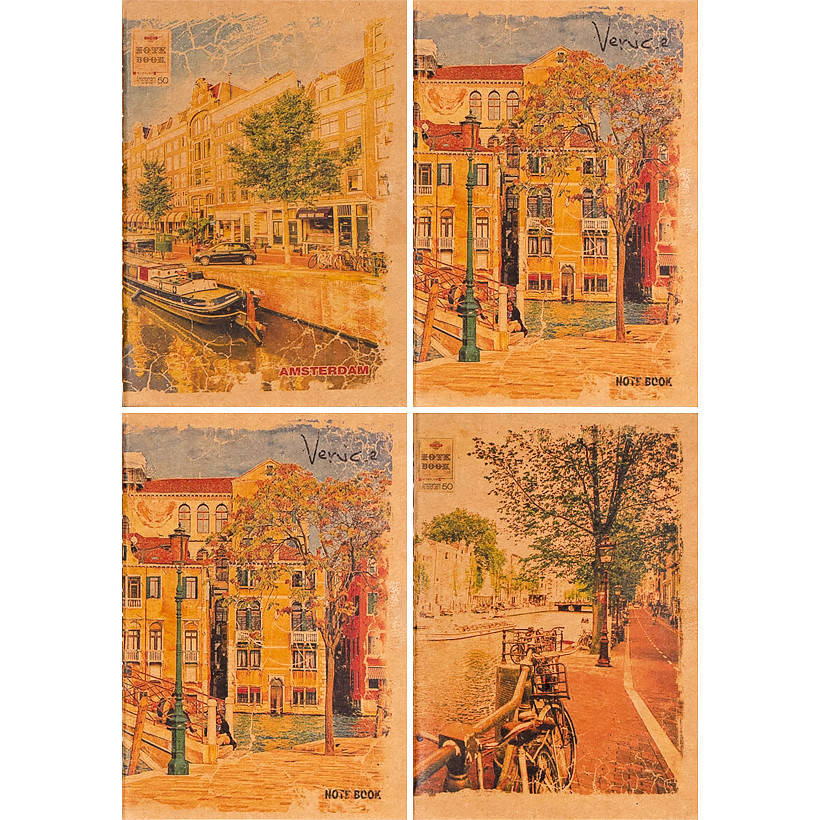 

Книжка записная А6 "KRAFT" 36л., клетка
