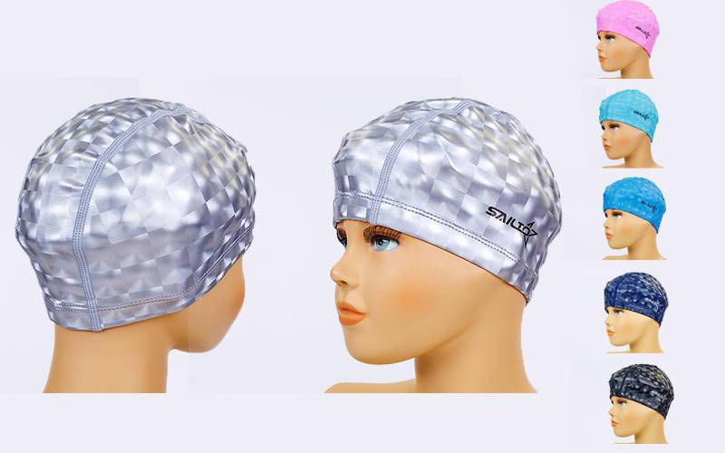 

Шапочка для плавания детская из водонепроницаемой PU ткани SAILTO PL-5573