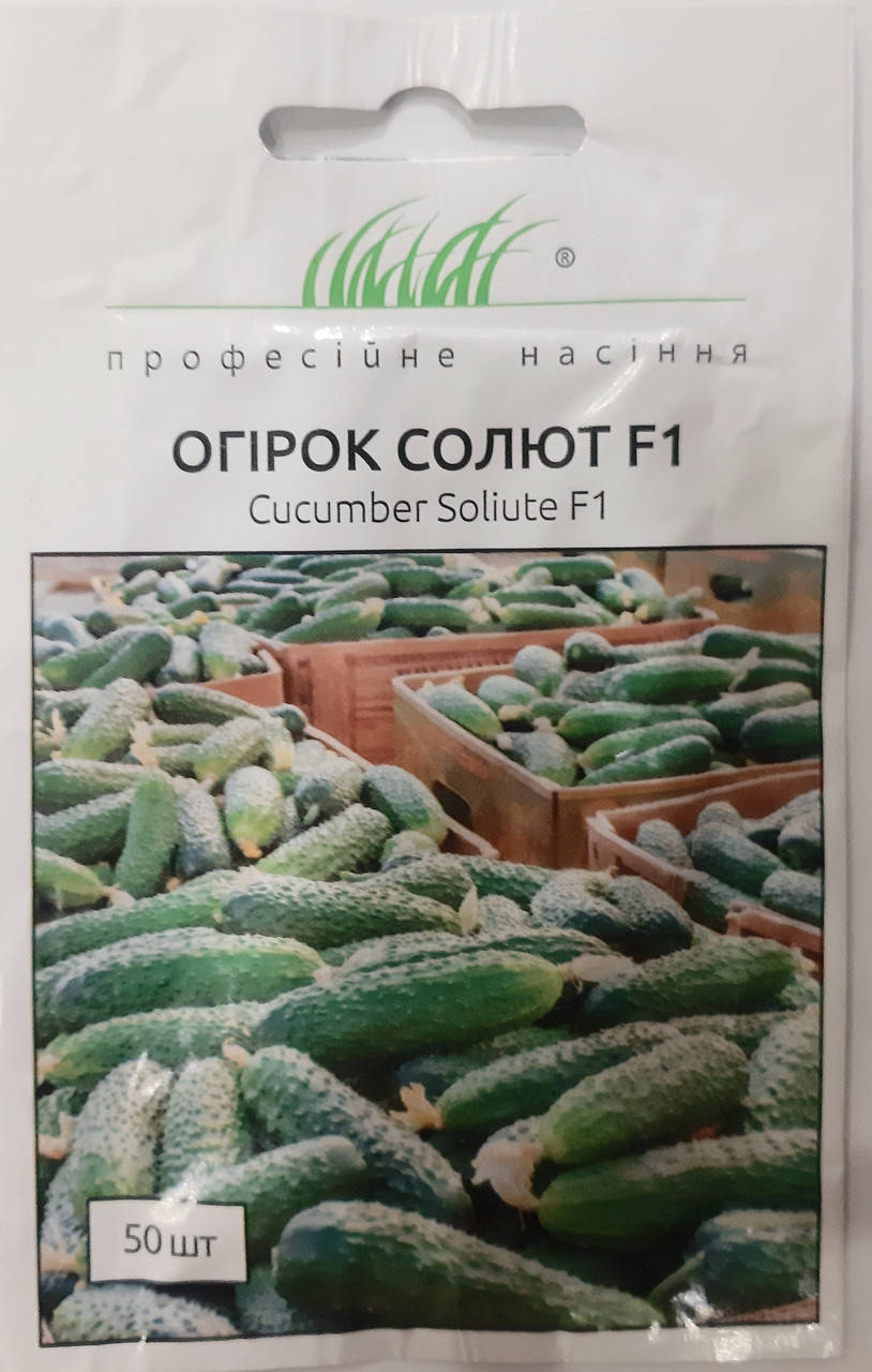

Семена Огурец самоопыляющийся Солют F1, 50 семян NongWoo Bio Профессиональные Семена