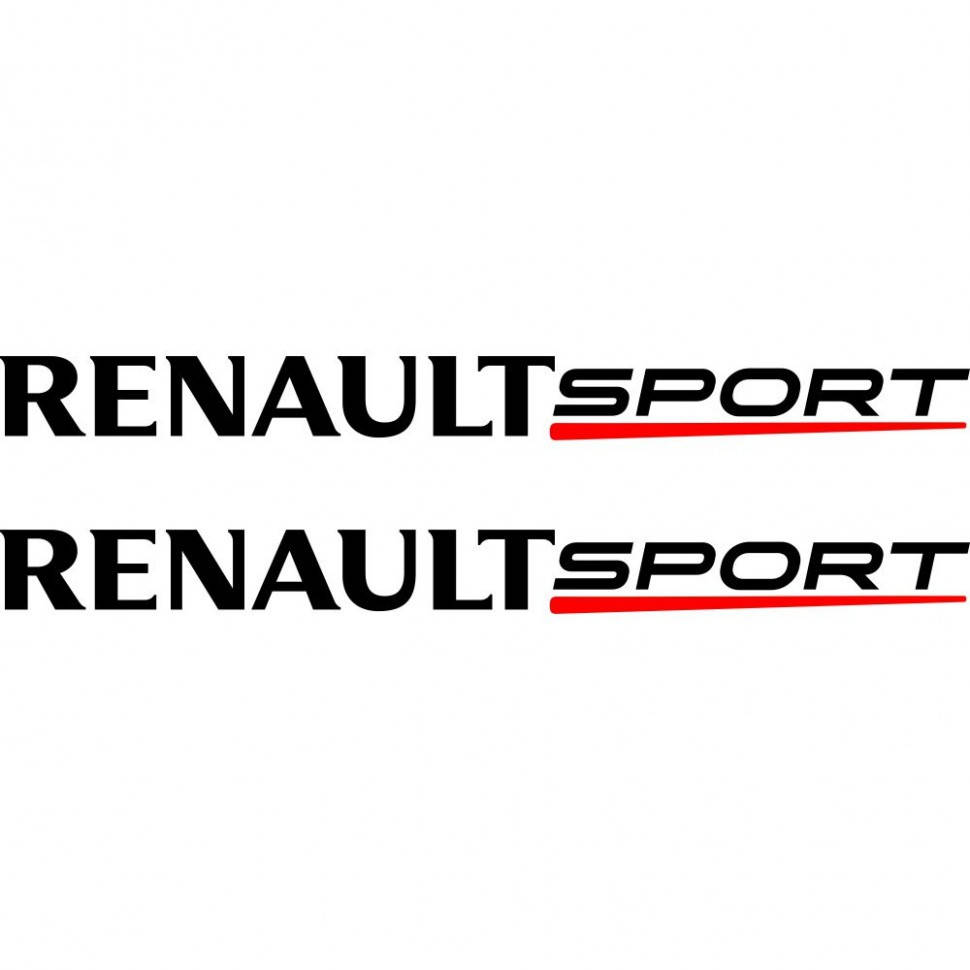 

Набор виниловых наклеек на автомобиль - Renault Sport (2 шт.)