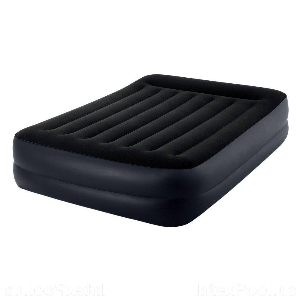 

Уценка! Надувная кровать Intex 64124 (Stock), 152 х 203 х 42 см, встроенный электронасос. Двухспальная