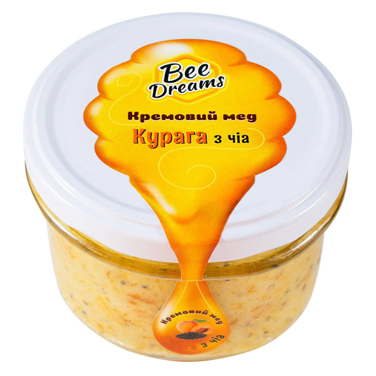 

Кремовий мед "Курага з чіа" 250g