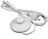 

Шнур з ножним перемикачем для торшеров білий 1,5 м