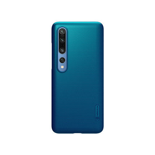 

Чехол Nillkin Super Frosted Shield для Xiaomi Mi 10 / Mi 10 Pro Peacock Blue, Синий
