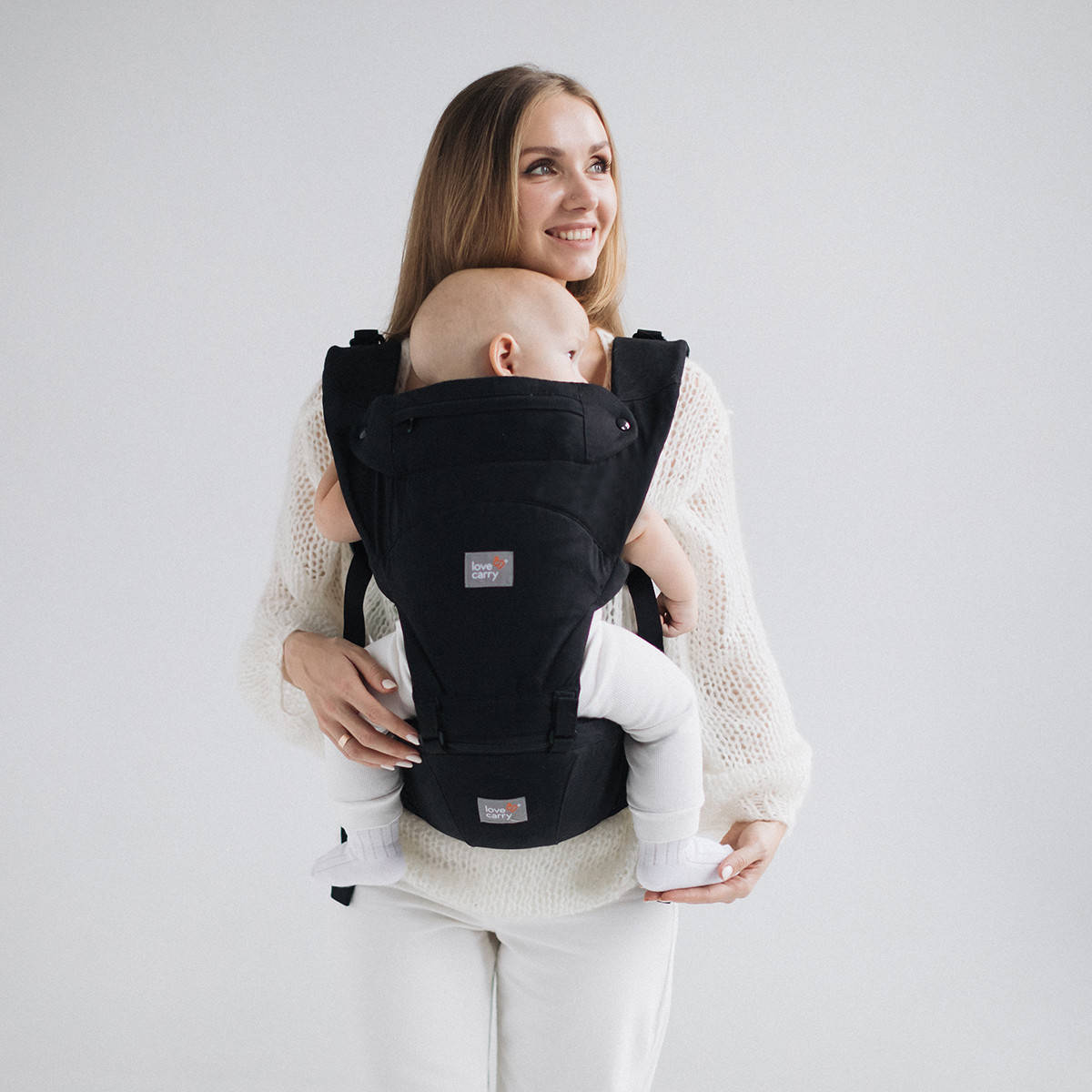

Хипсит 6 в 1 Love & Carry Многофункциональнй Рюкзак для переноски детей не Кенгуру Серый Мята Чёрный Голубой, Разные цвета