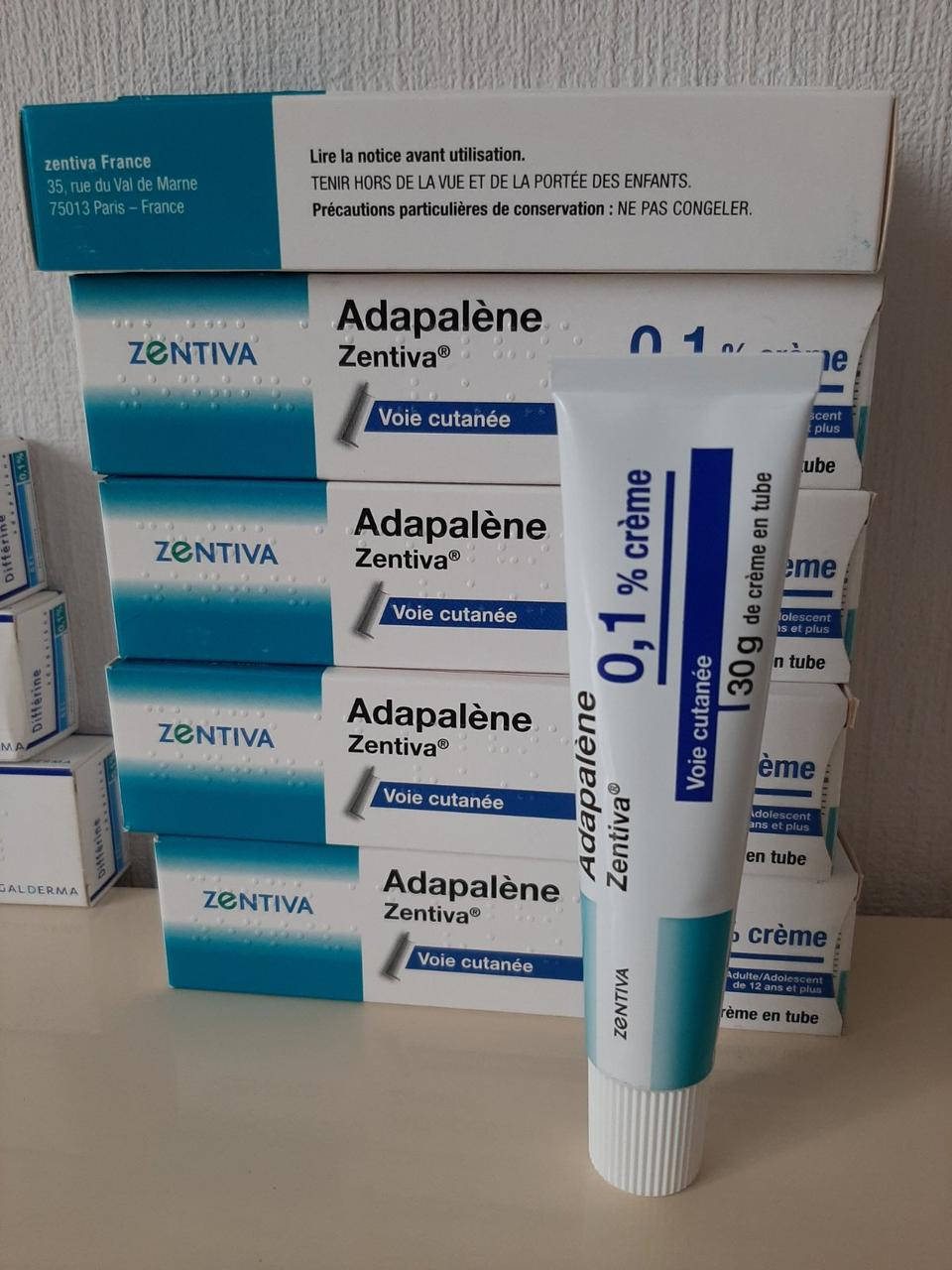 

Adapalene 0.1% Zentiva (Адапален крем 0,1%) - 30 гр, лечение акне. Срок до 09.2023