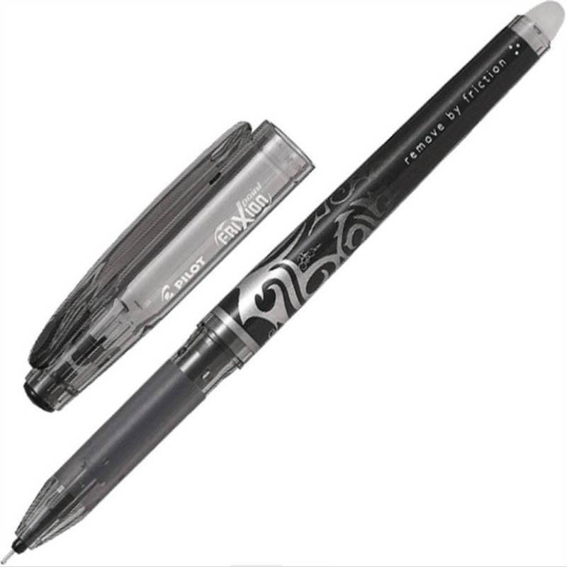 

Ручка гелевая Pilot Frixion, 0,5 мм, черная BL-FRP5-B