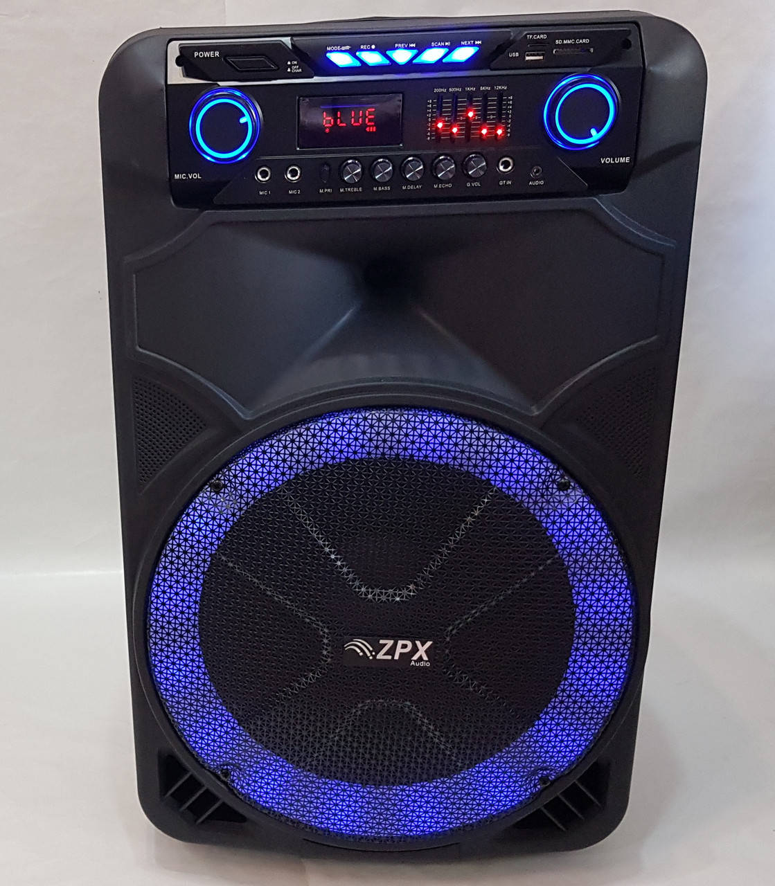 

Колонка аккумуляторная с микрофоном ZPX 7766 200W (Bluetooth/USB/FM)