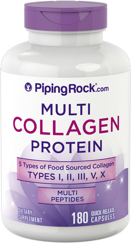 

Multi Collagen Protein (Types I, II, III, V, X) 2000 mg 180 Capsules