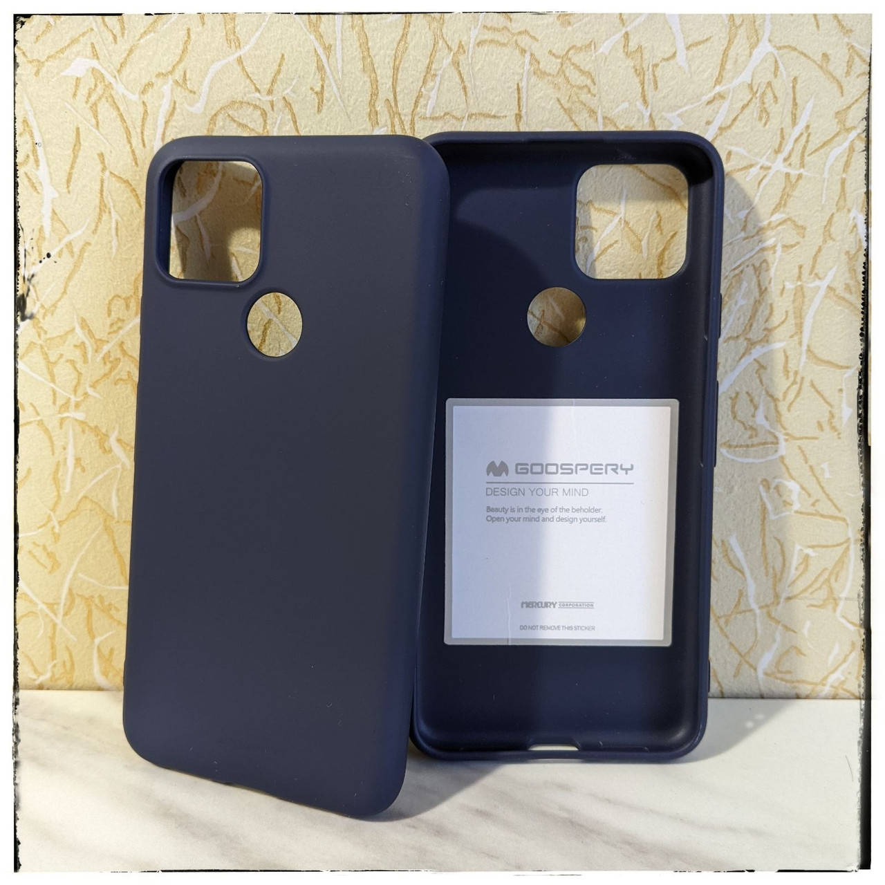 

Тонкий чехол Goospery Soft Feeling для Google Pixel 5 Синий