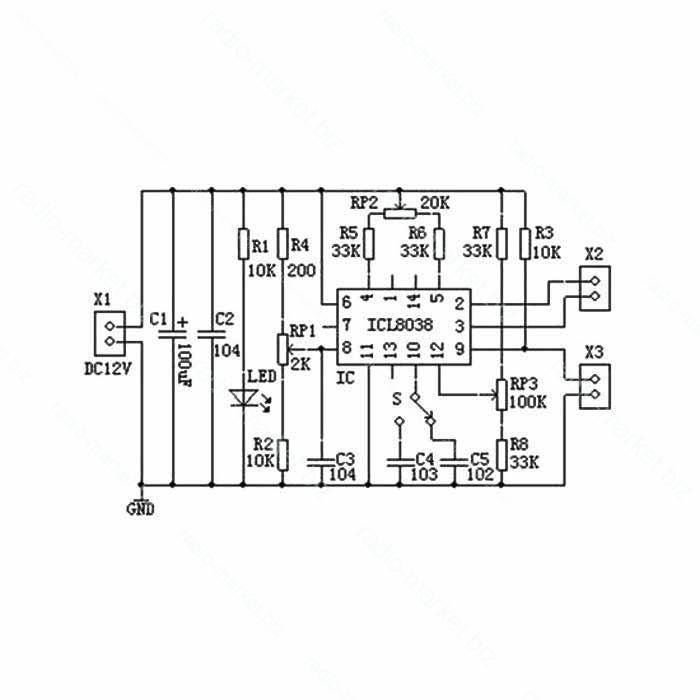 

Радио-конструктор KN261 Функциональный генератор ICL8038