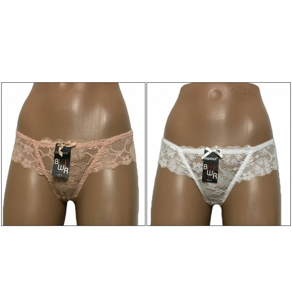 

Стринги кружевные фирменные, Белый