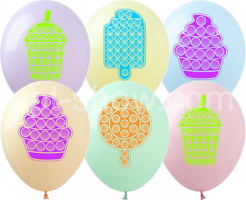 

Латексный шарик ArtShow 12"(30 см) Поп ит, Персиковый