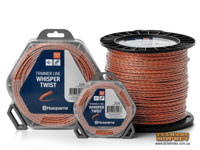 

Триммерный корд Husqvarna Whisper Twist 2,7мм/60м Spool Orange/Black (5976691-31)