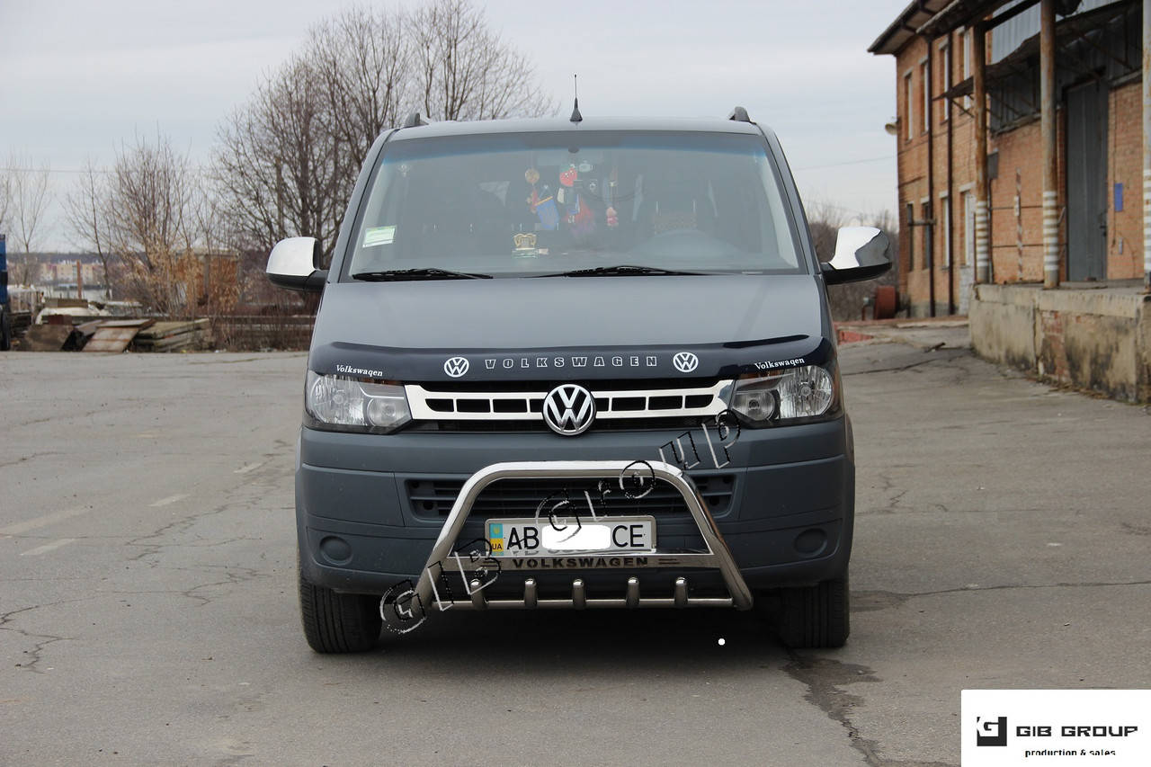

Защита переднего бампера - Кенгурятник Volkswagen Т5 с надписью