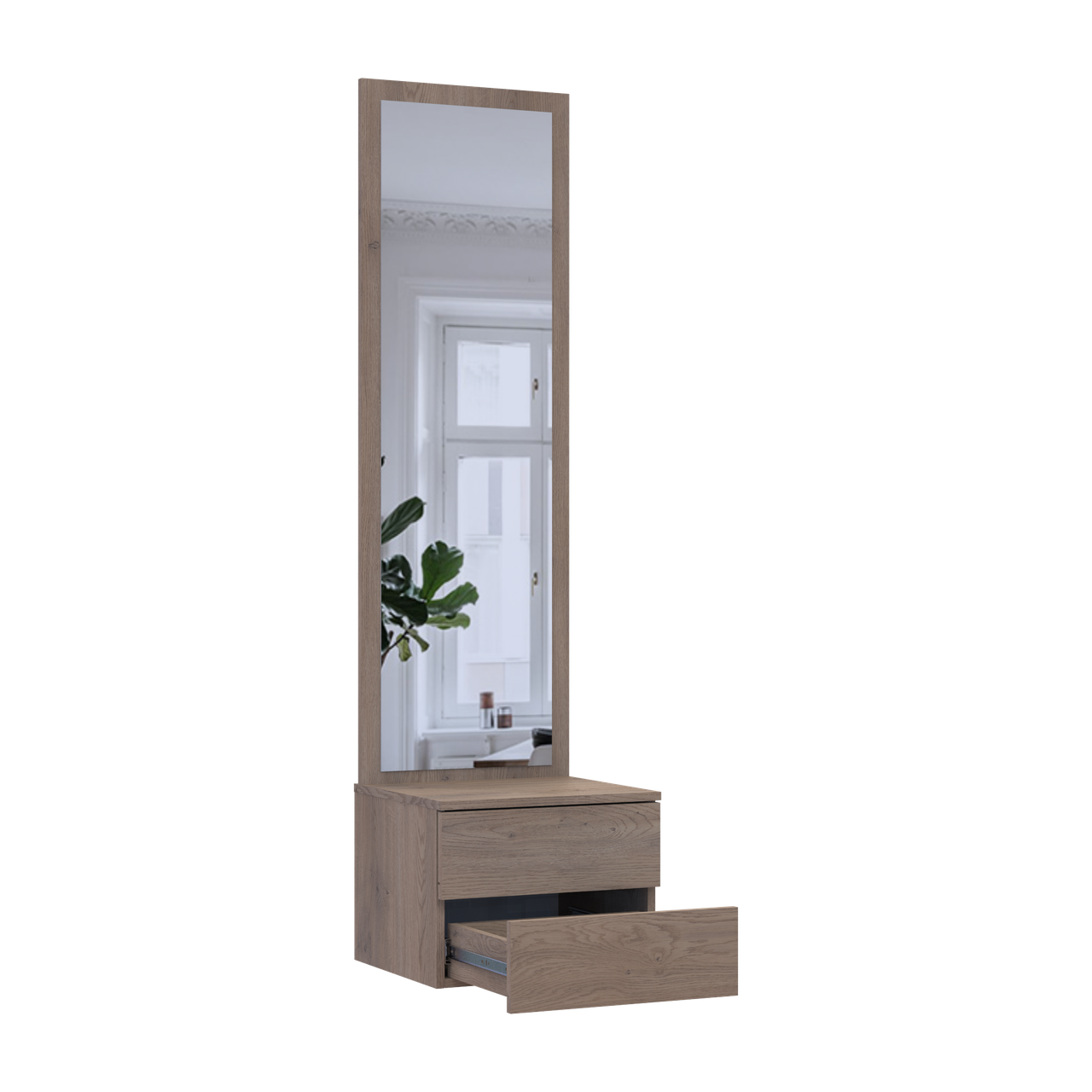 Тумба з дзеркалом Doros Сола Канноло/Кашемір ДСП / дзеркало 45х40х168.6 (44900371) 4