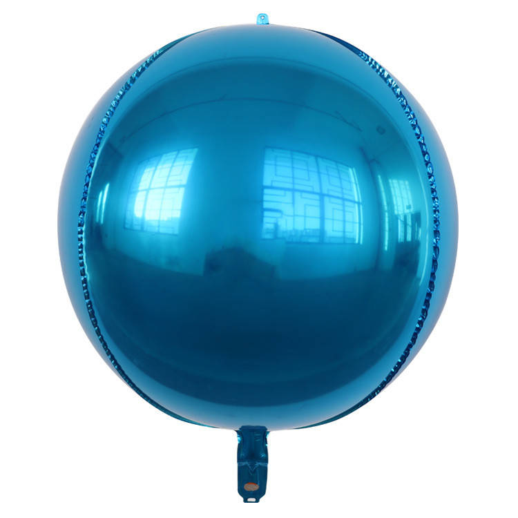 

Шар фольгированный сфера 3D синий 10" (Китай)