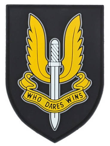 

Патч ПХВ на липучке Special Forces UK ribbon