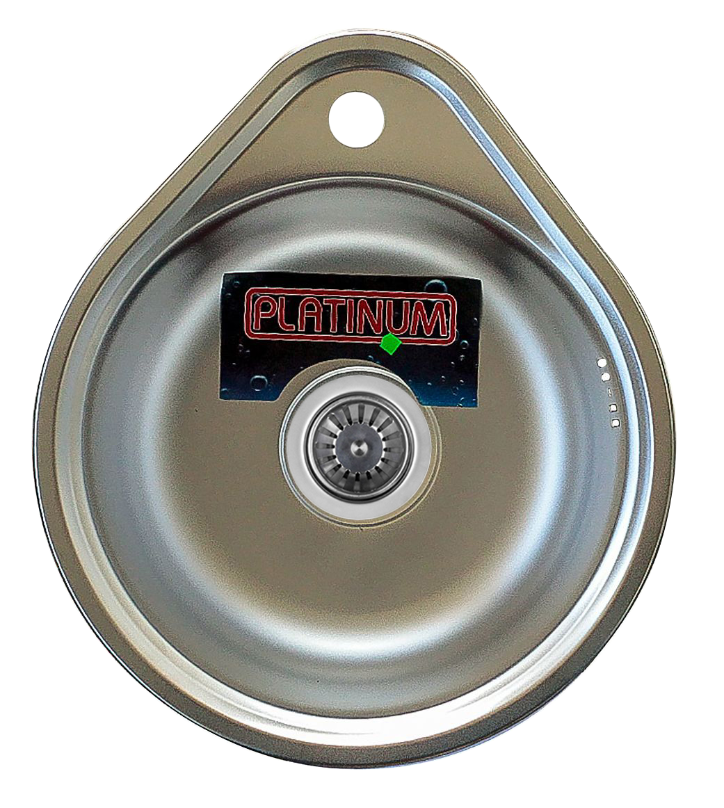 

Врезная мойка PLATINUM 4539 полированная 0,6