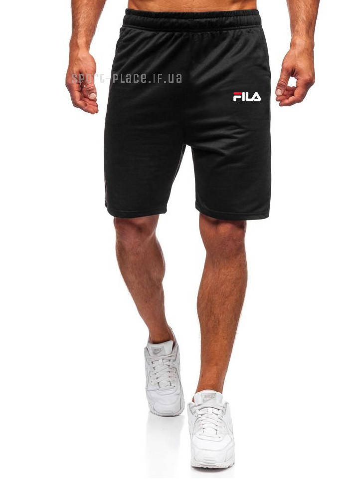 

Мужские шорты Fila (Фила) черные M, 48, Черный