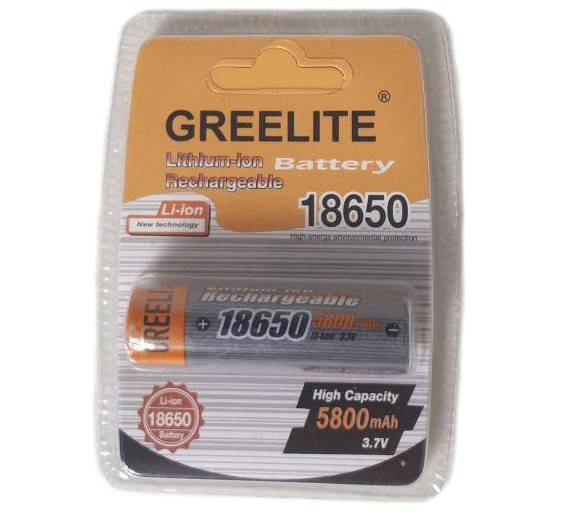 

Батарейка аккумулятор Greelite 18650 5800mah