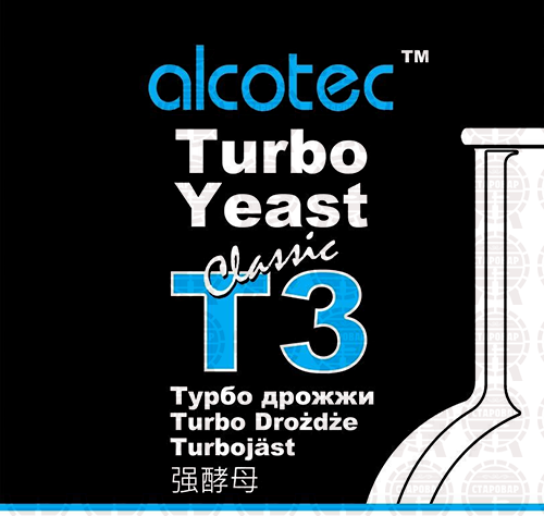 

Alcotec Дрожжи T3 Turbo Classic