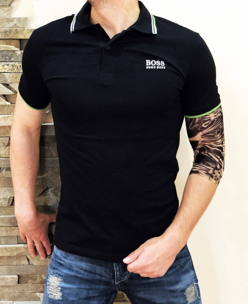 

Поло Hugo Boss classic black, Черный