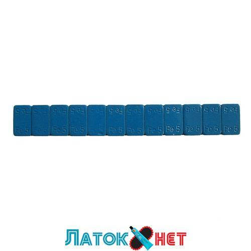 

Груз клеящийся низкий голубая лента 12 х 5 г 60 гр металлический синий