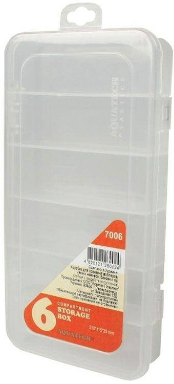 

Коробка рыболовная Aquatech 7006 6 ячеек