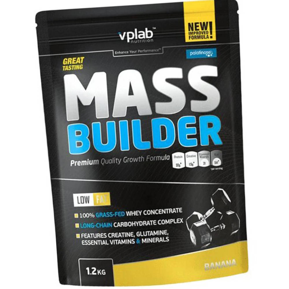 

Высокоуглеводный гейнер для набора веса VP Lab Mass Builder 1200 г