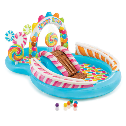 

Надувной игровой центр "Сладости" 259х191х130 см, Intex (57149)