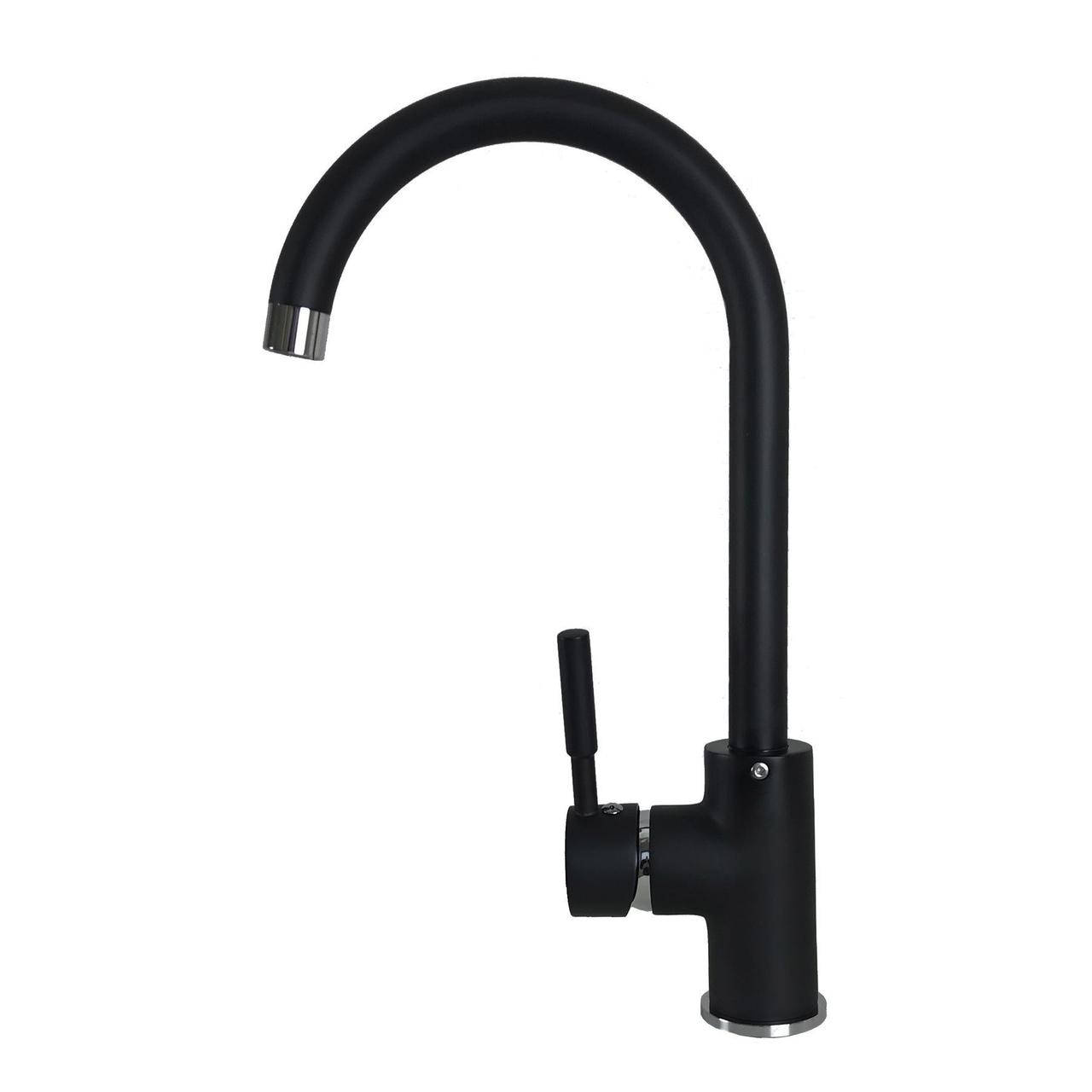 

Смеситель для кухни Globus Lux LAZER GLLR-203S-BB, Черный
