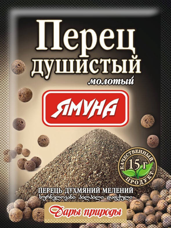 

Перець духмяний мелений 15г Ямуна (Я00075)