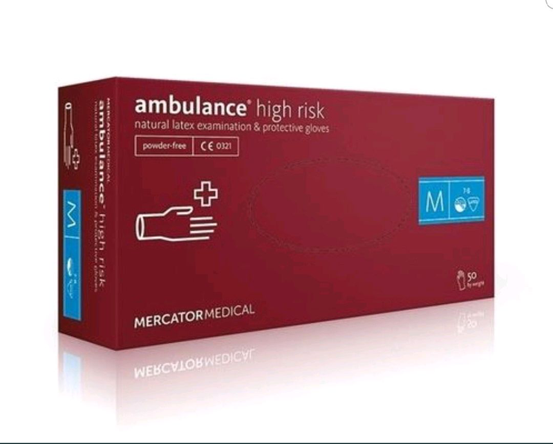 

Рукавиця Ambulans XL (Lilly Care) синие 25пар/уп
