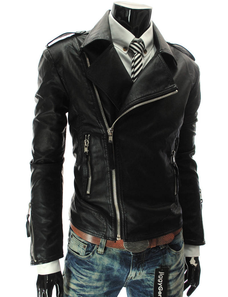 

Куртка кожаная мужская, косуха байкерская.