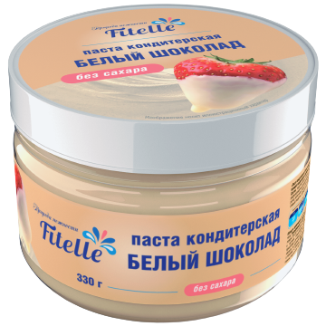 

Шоколадная паста без сахара ФитПарад Fitelle "Белый Шоколад" (330 грамм)