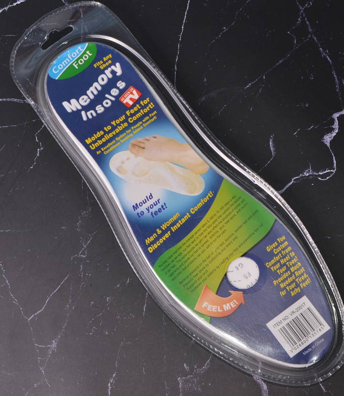 

Стельки для обуви с памятью Memory Insoles 30 см