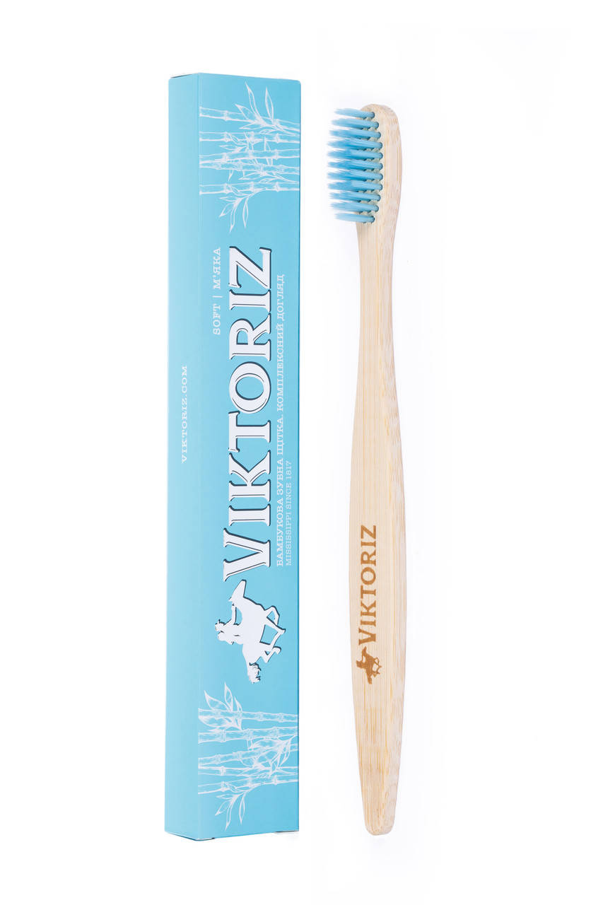 

Бамбуковая зубная щетка Viktoriz MISSISSIPPI Комплексный уход (103)