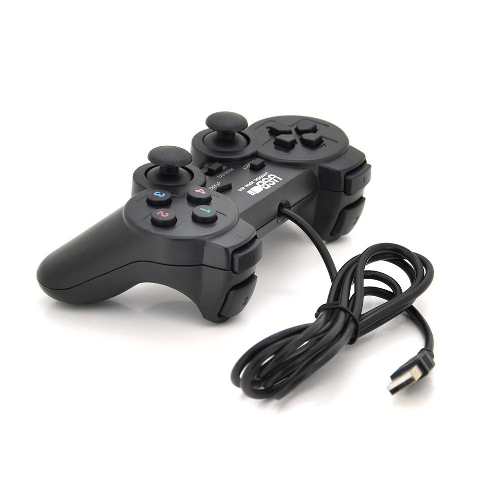 

Геймпад проводной для ПК USB-208 USB 2.0, Черный