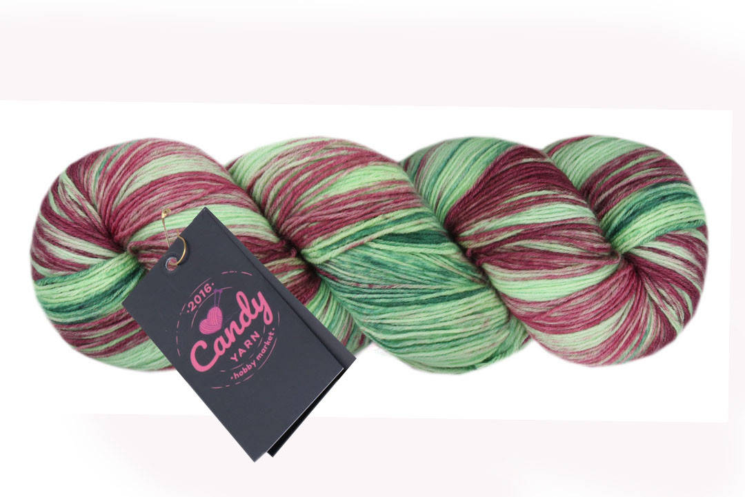 

Candу-Yarn Merino Wool Batik, Цветочная поляна №11, Секционное крашение