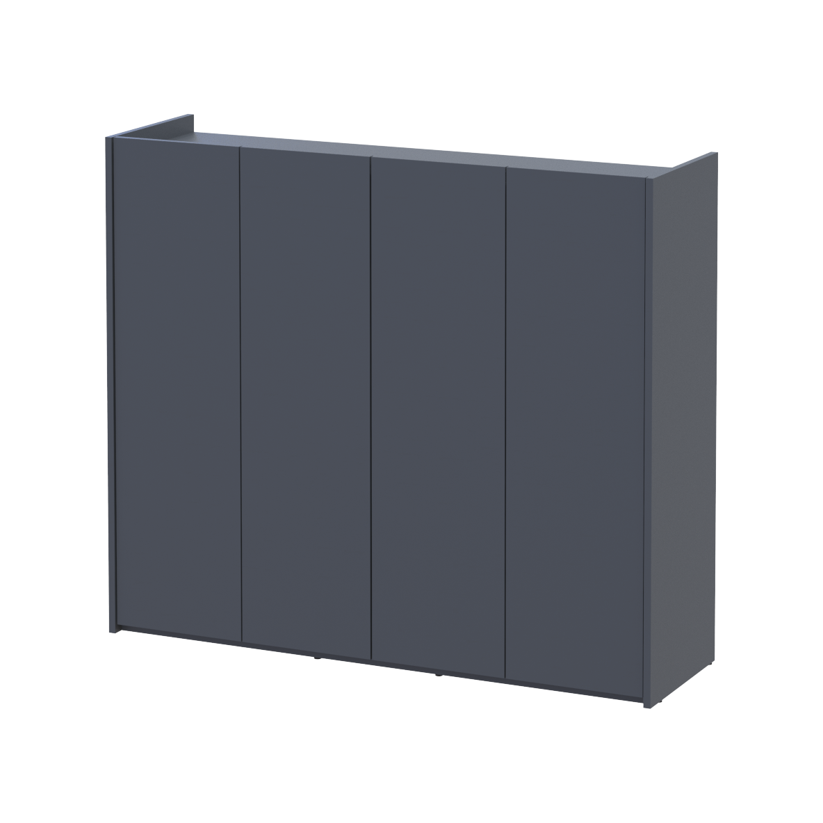 Тумба для взуття Doros Кассель Графіт 4 ДСП 128х40х110 (41516215)