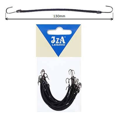 

Резинки с крючками чёрные 1 шт., Черный