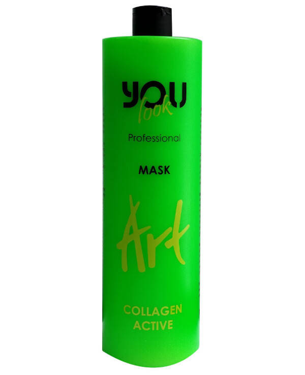 

Маска для поврежденных волос с коллагеном Art Collagen Active Mask You Look, 1000 мл