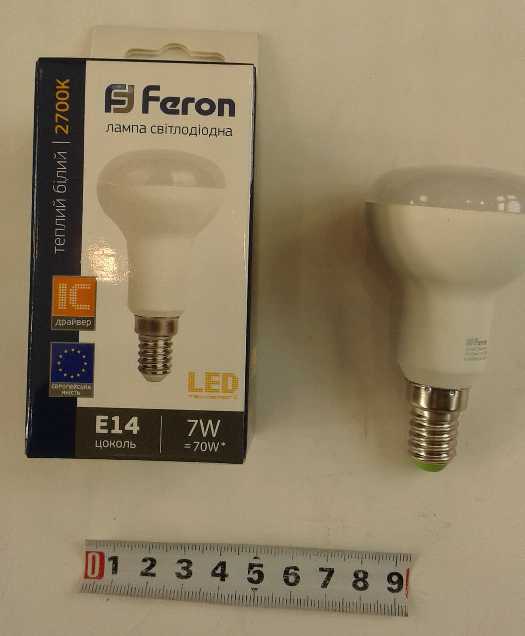 

Светодиодная лампа Feron LB740 R50 7W E14 2700К (белый теплый)