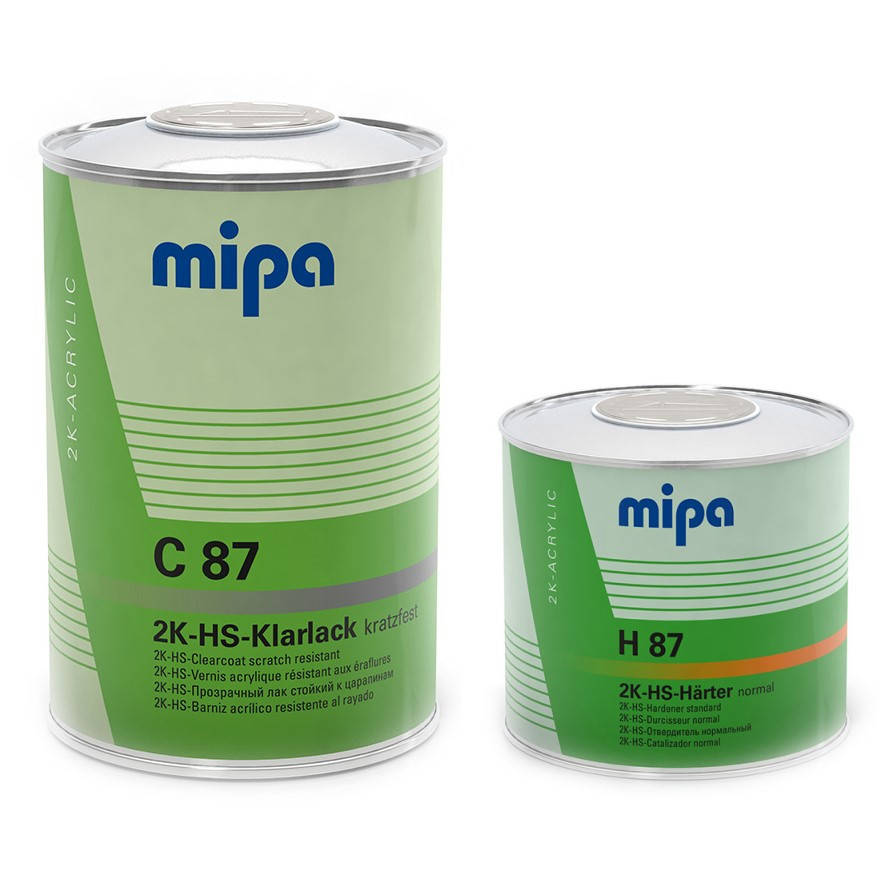 

Акриловый лак Mipa НS Klarlack C87 1 л (с отвердителем H87 0.5 л)