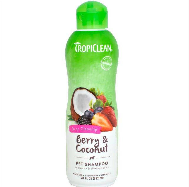 

Tropiclean Berry & Coconut суперочищающий шампунь 355 мл для собак (ягоды/кокос)