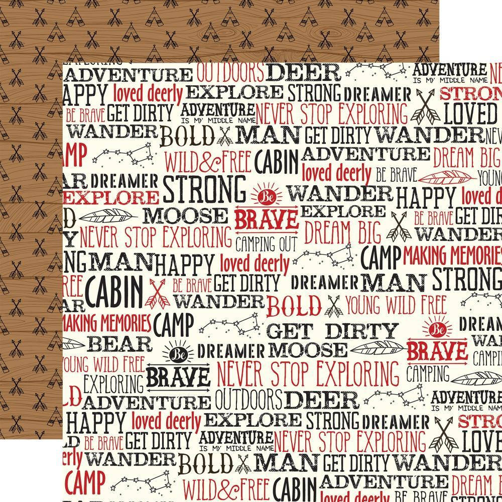 

Папір двосторонній - Wander Words - Little Lumberjack - Echo Park - 30x30